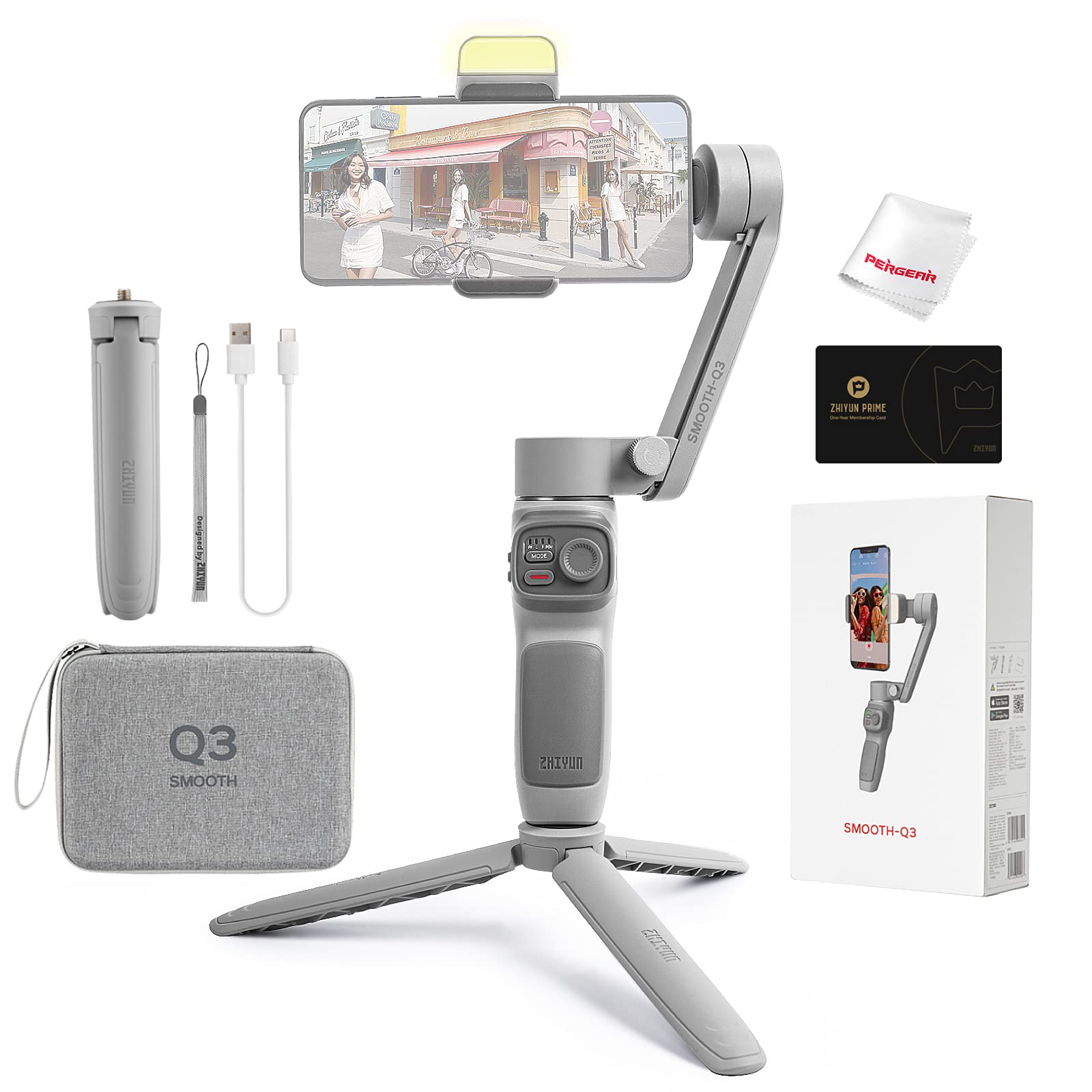 Amazon.co.jp: Zhiyun Smooth Q3 コンボ 3軸ジンバル